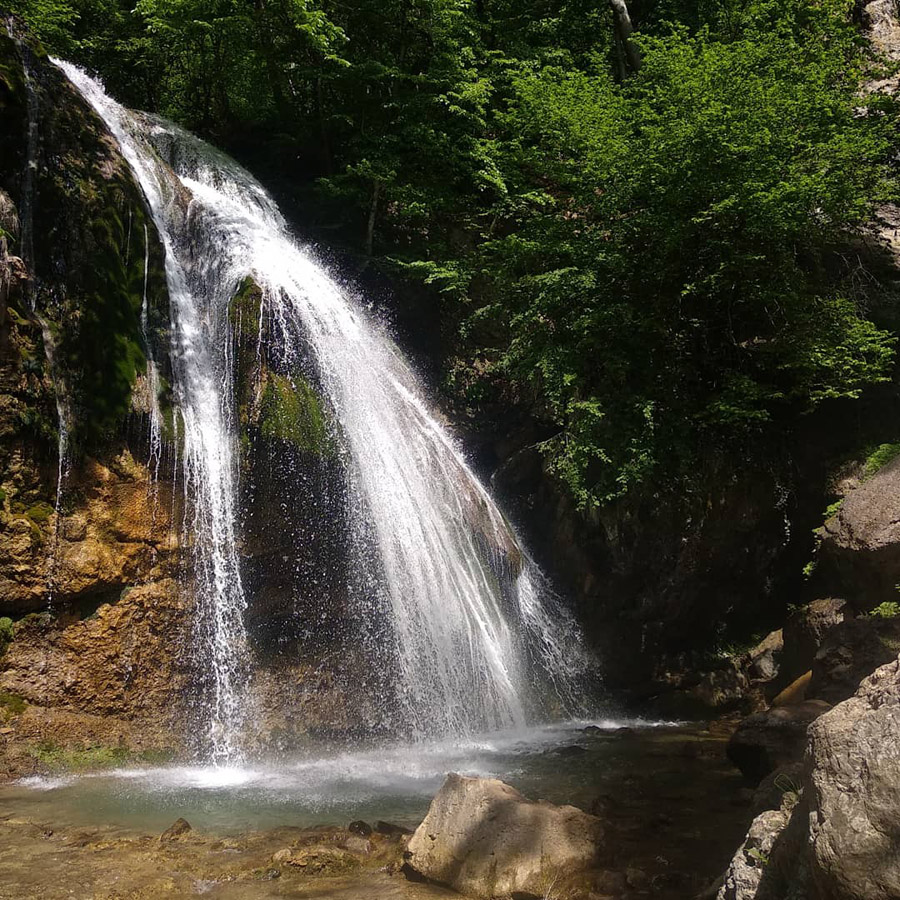Что посмотреть на отдыхе в Алуште  - водопад
